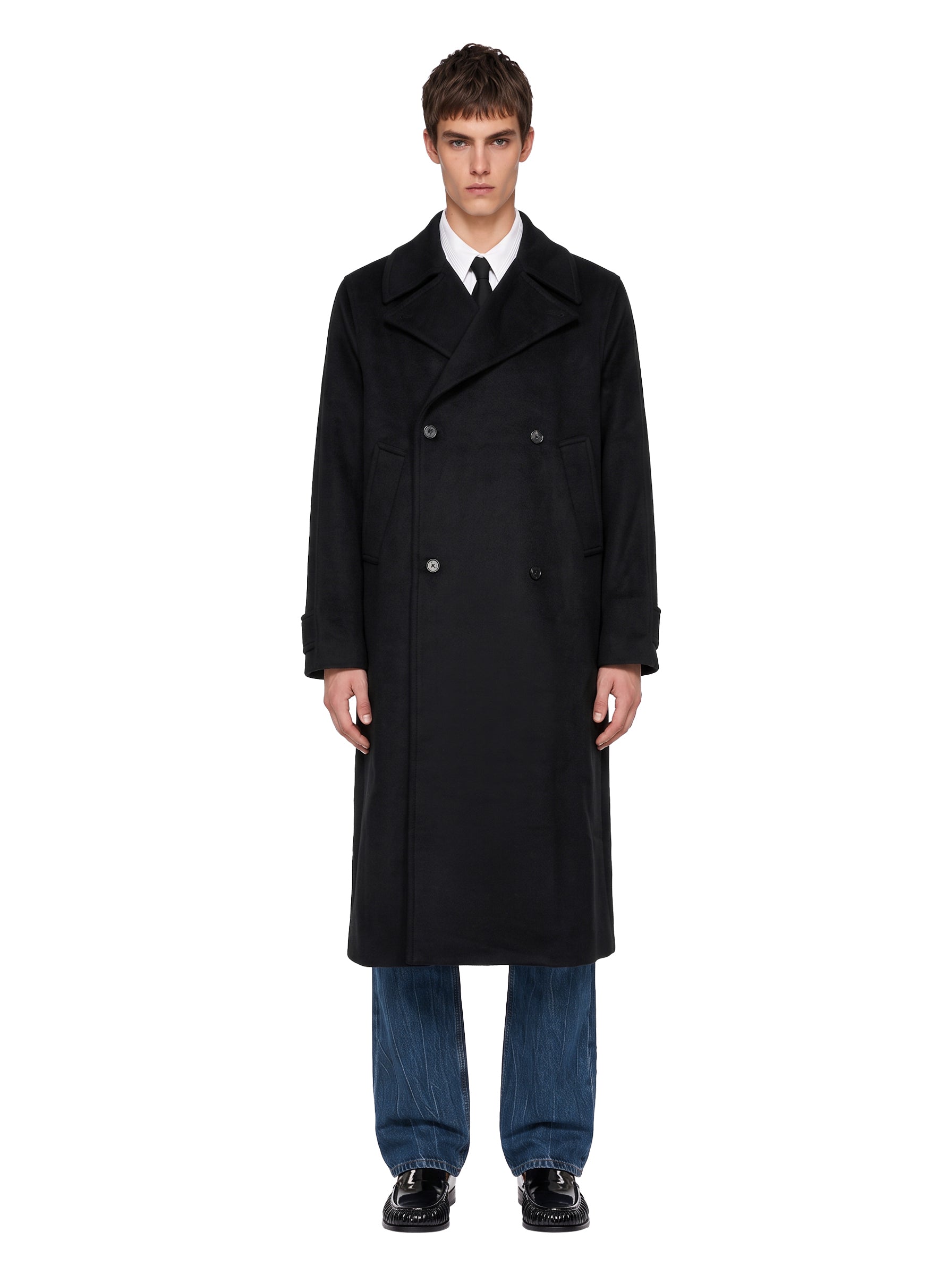 Cappotto 3.0 in lana nero 