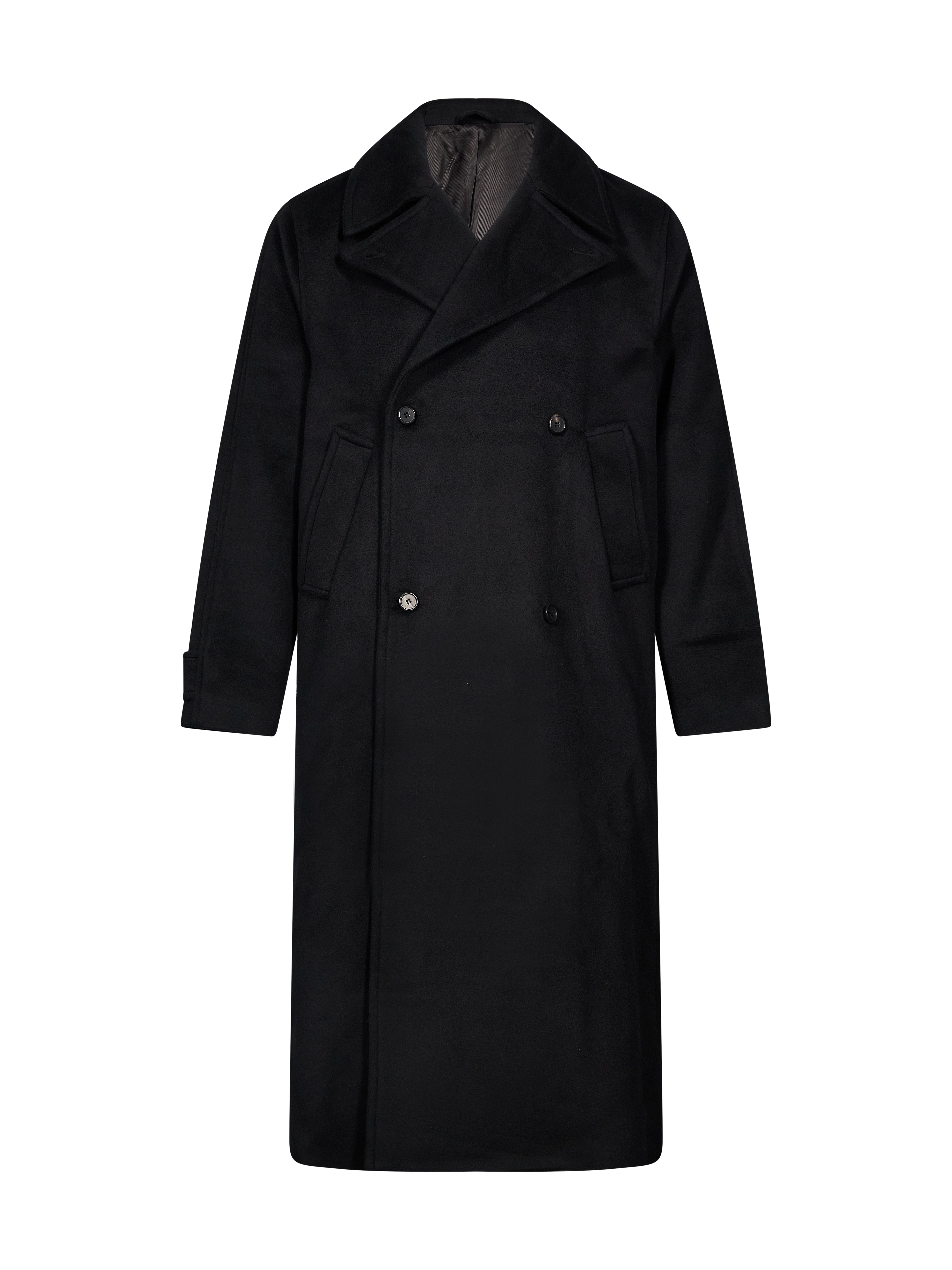 Cappotto 3.0 in lana nero 