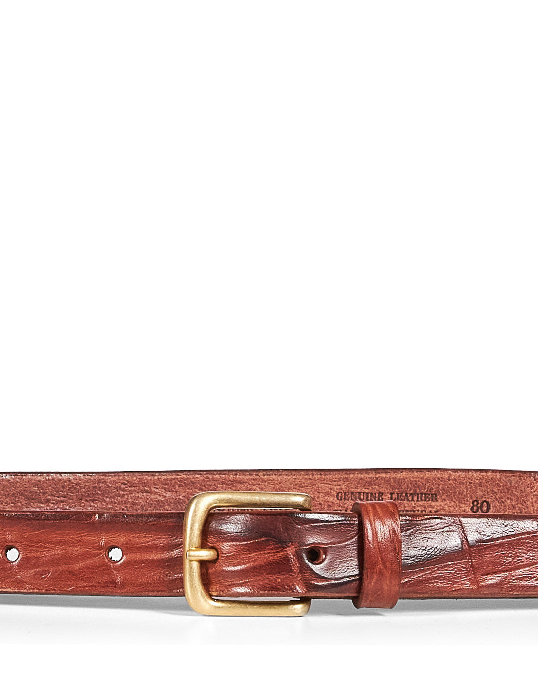 Cintura con fibbia 1.0 in marrone 
