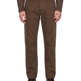 Jeans 3.0 in cotone marrone 