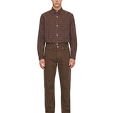 Jeans 3.0 in cotone marrone 
