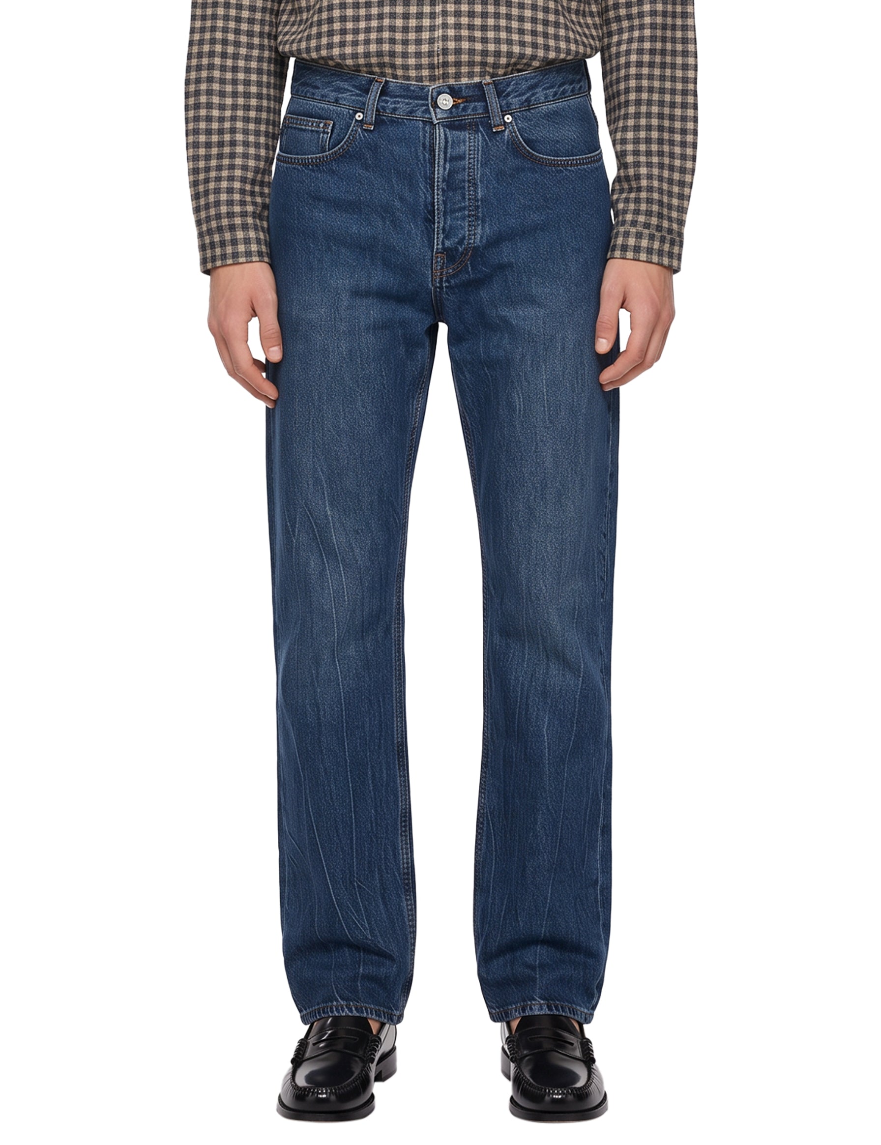 Jeans 3.0 in cotone blu 