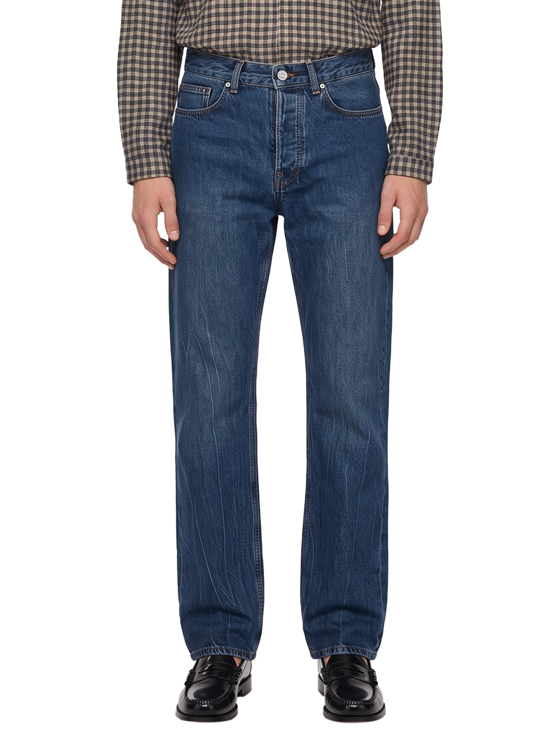 Jeans 3.0 in cotone blu 