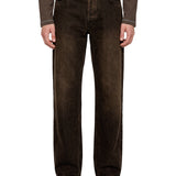 Jeans 4.0 in cotone marrone 