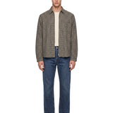 Giacca camicia 1.0 a quadri marrone 