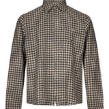 Giacca camicia 1.0 a quadri marrone 