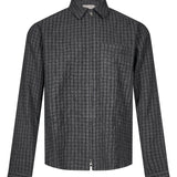 Giacca camicia 1.0 a quadri blu 