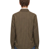 Giacca camicia 1.0 a quadri marrone 