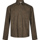Giacca camicia 1.0 a quadri marrone 