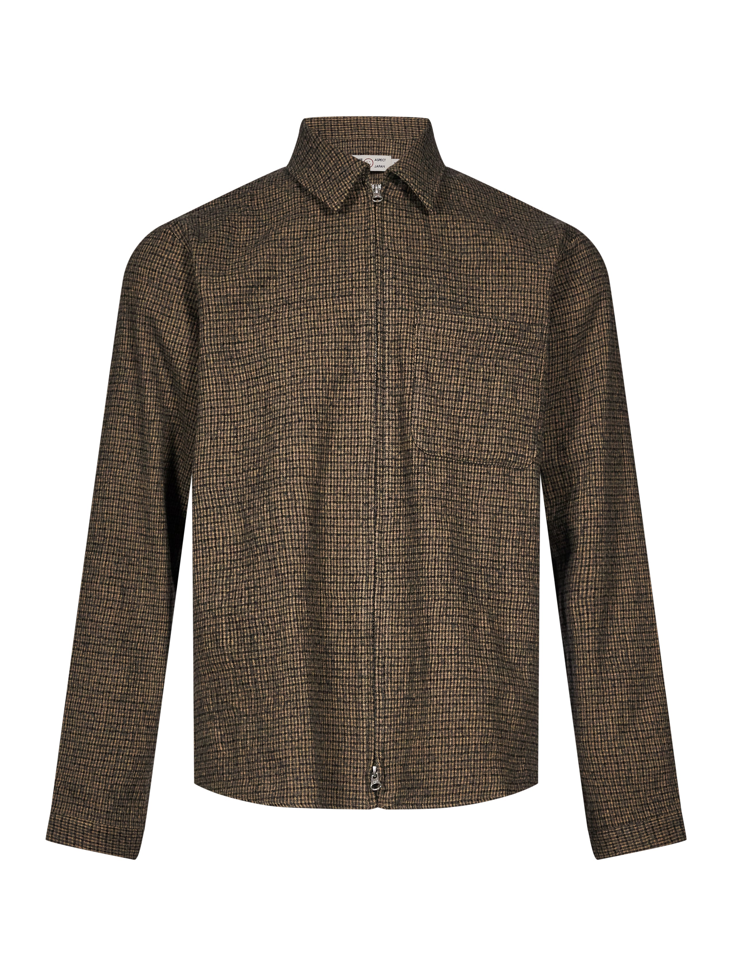 Giacca camicia 1.0 a quadri marrone 