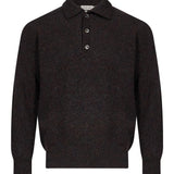 Polo 4.0 in lana marrone 