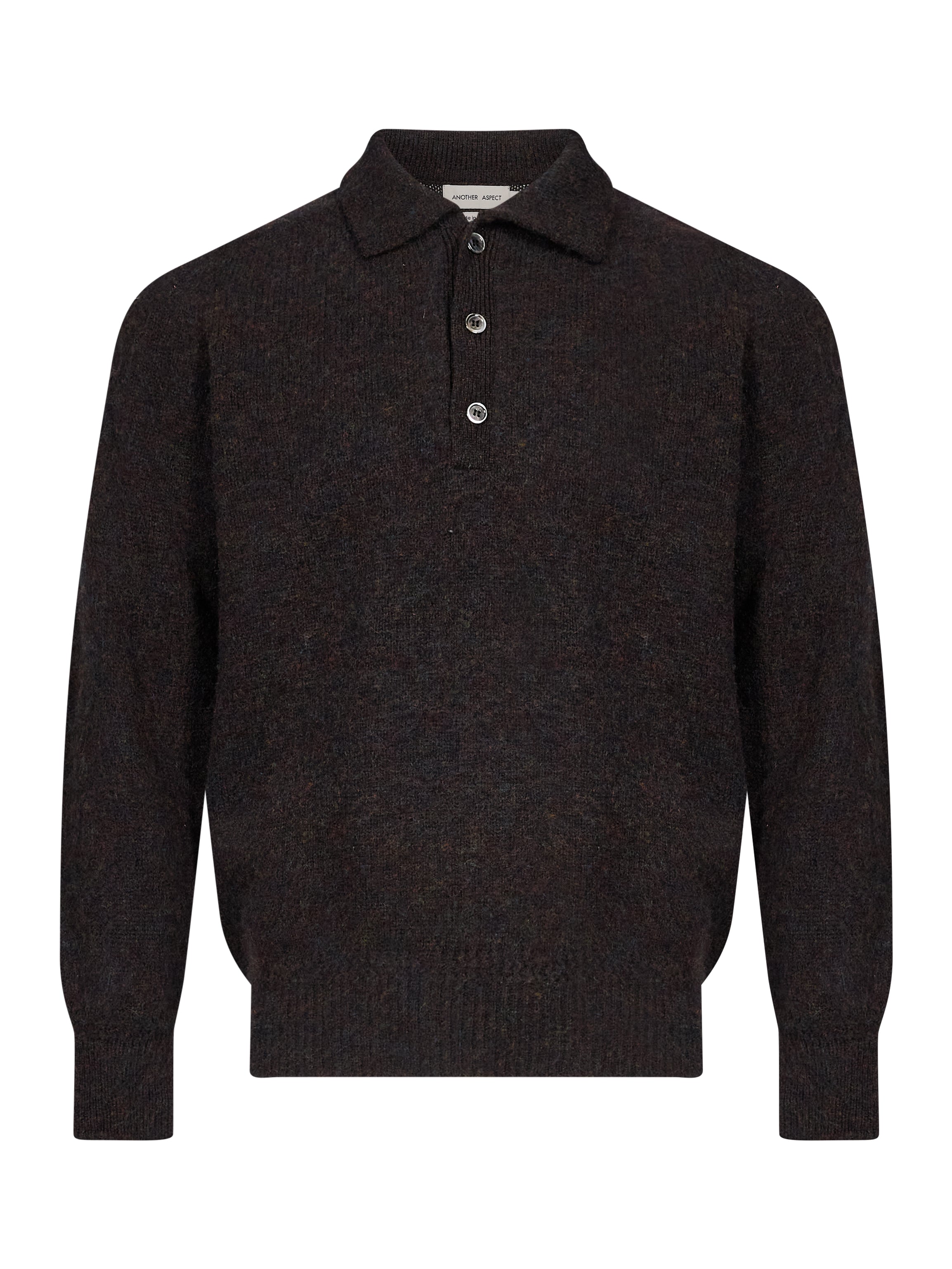 Polo 4.0 in lana marrone 