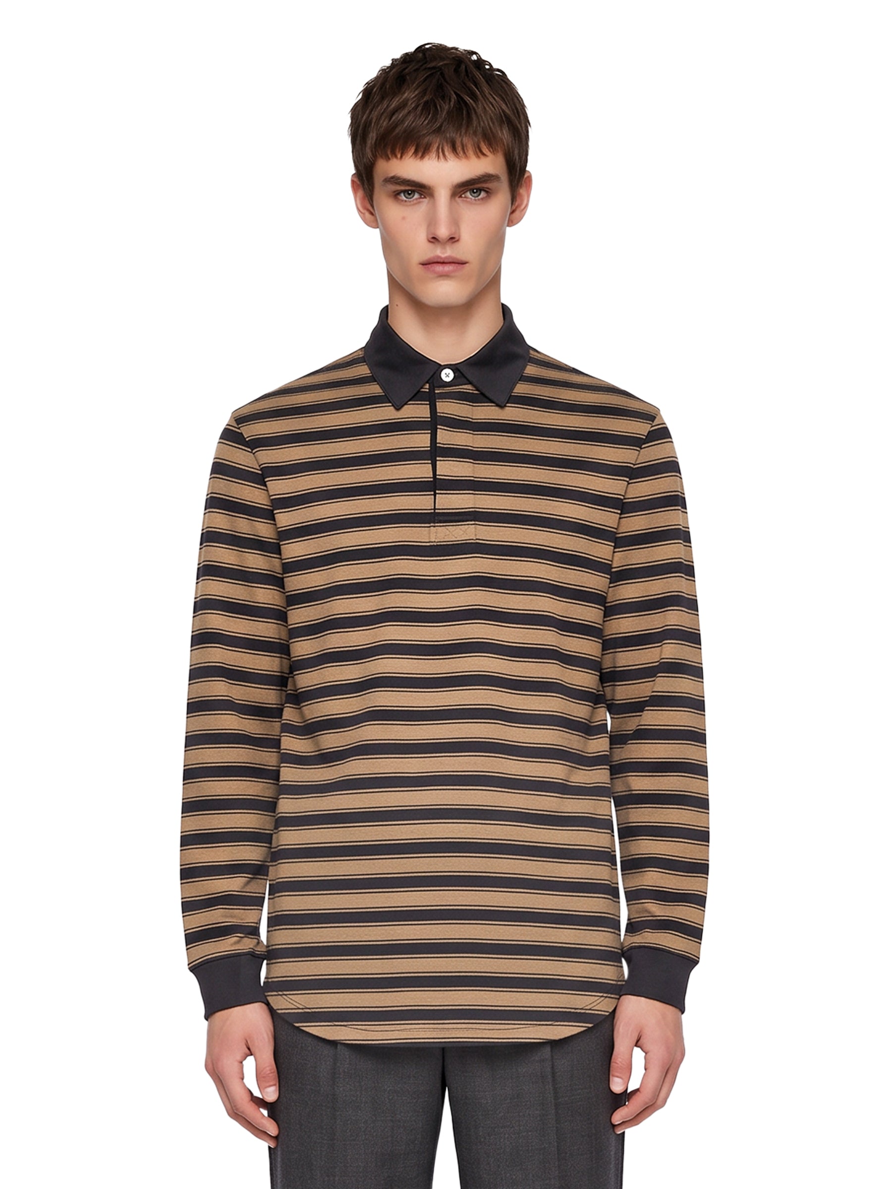 Polo rugby 1.0 a righe multicolor 