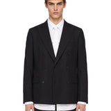Giacca sartoriale 2.0 in lana nero 