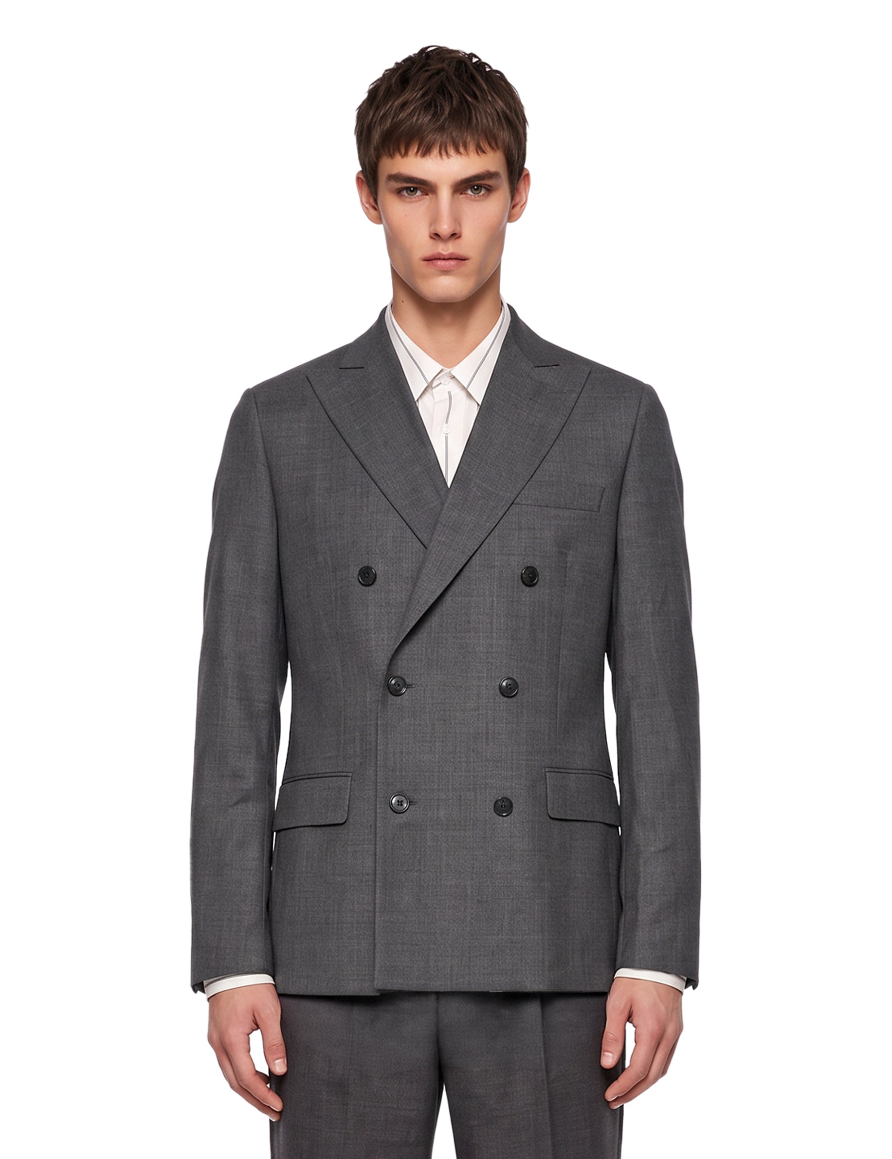Giacca sartoriale 2.0 in lana grigio 