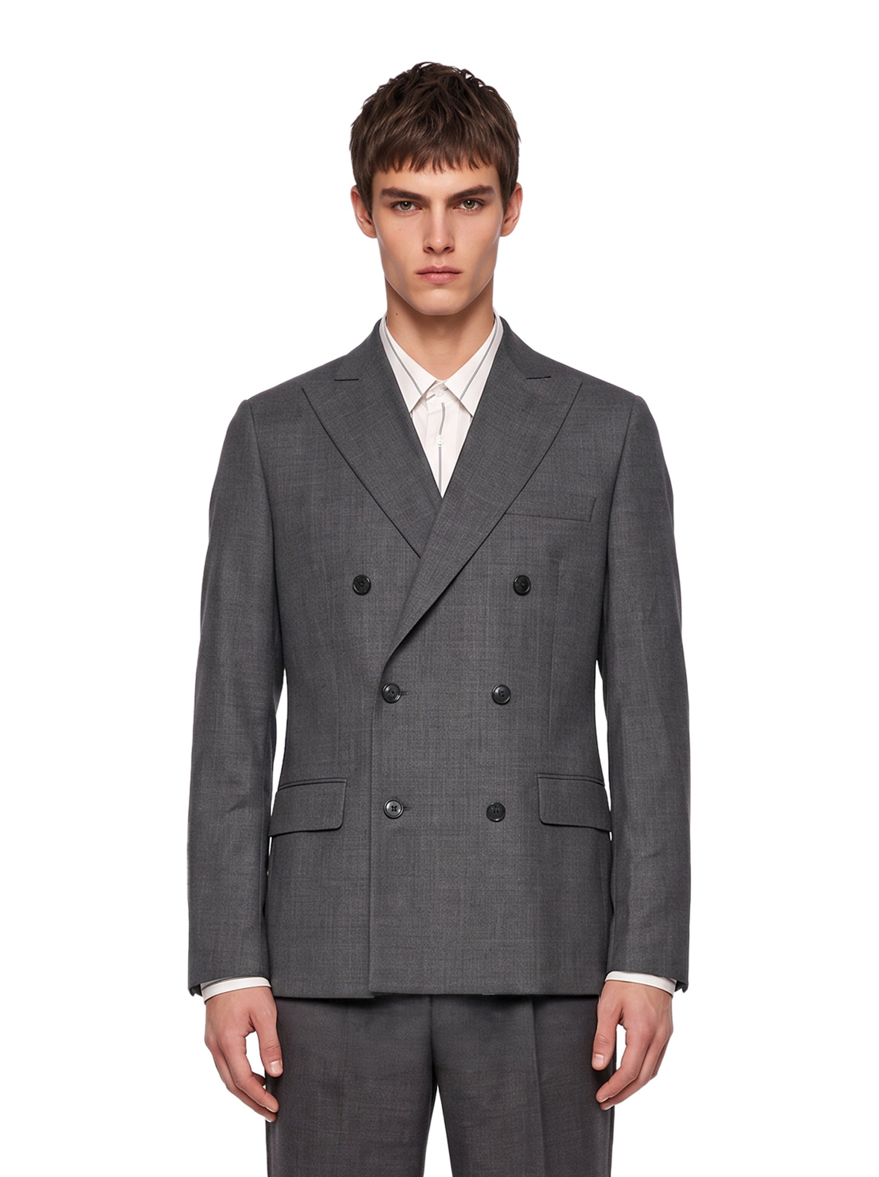 Giacca sartoriale 2.0 in lana grigio 