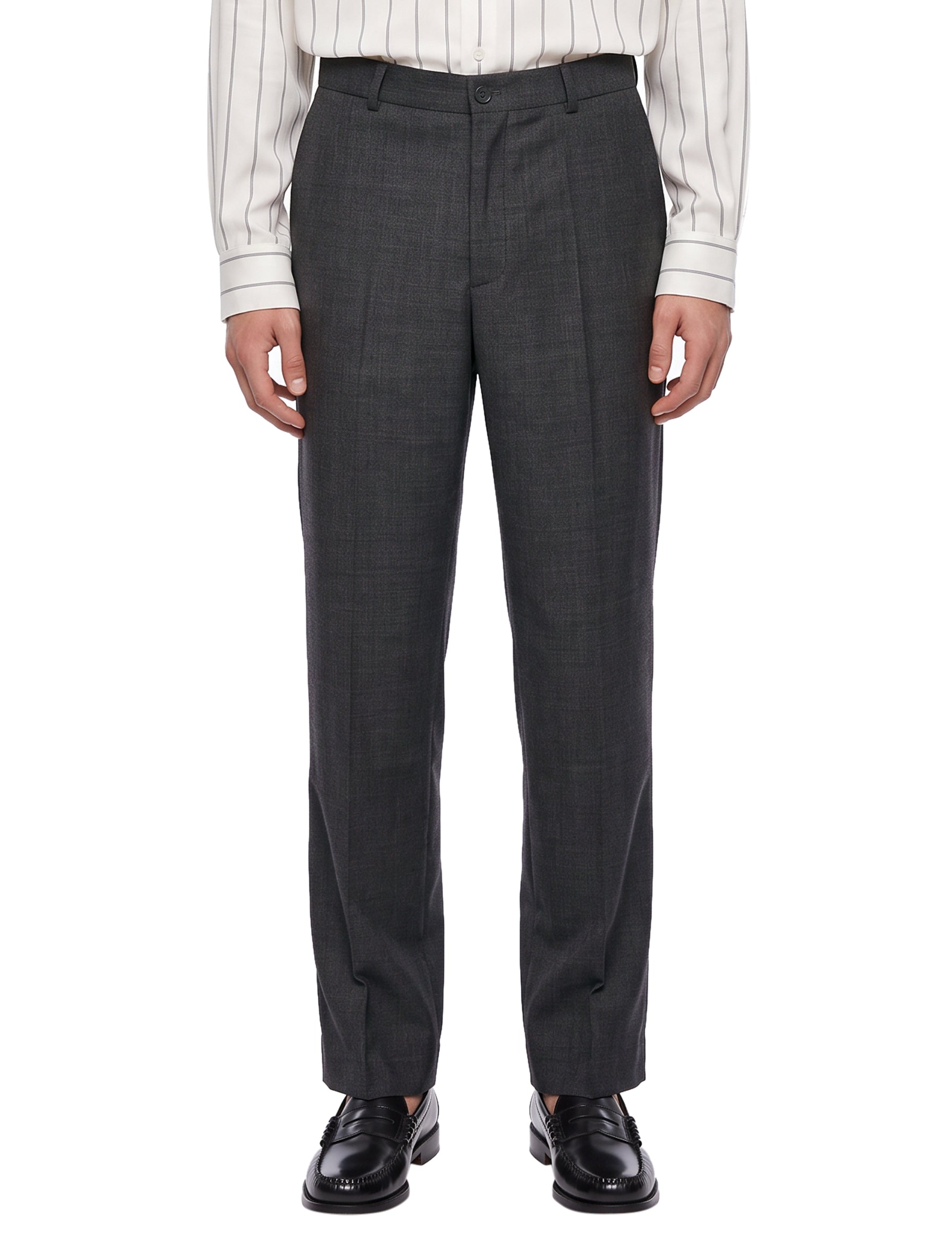 Pantaloni sartoriali 2.0 in lana grigio 