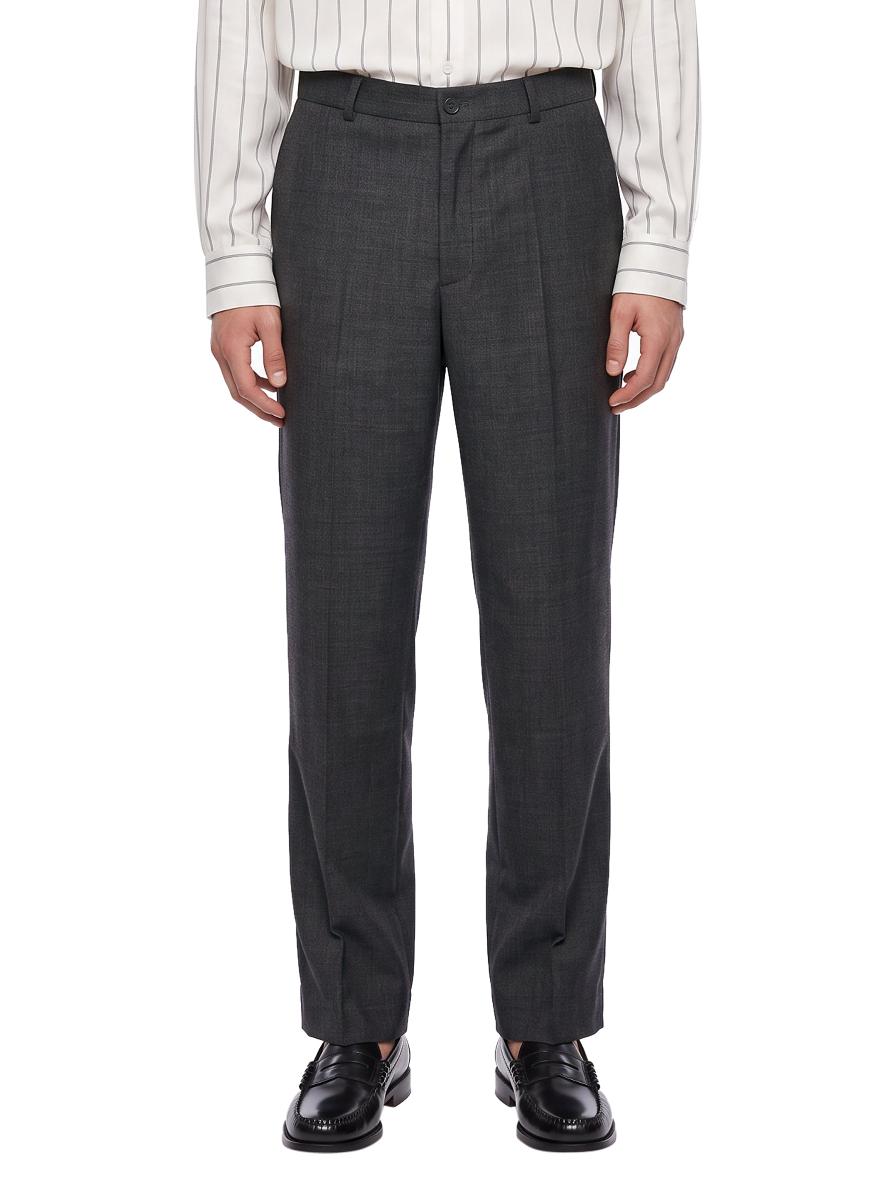 Pantaloni sartoriali 2.0 in lana grigio 