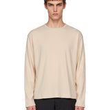 Felpa 1.0 in cotone organico avorio 
