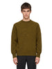 Maglione 2.0 in lana verde militare