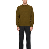 Maglione 2.0 in lana verde militare 