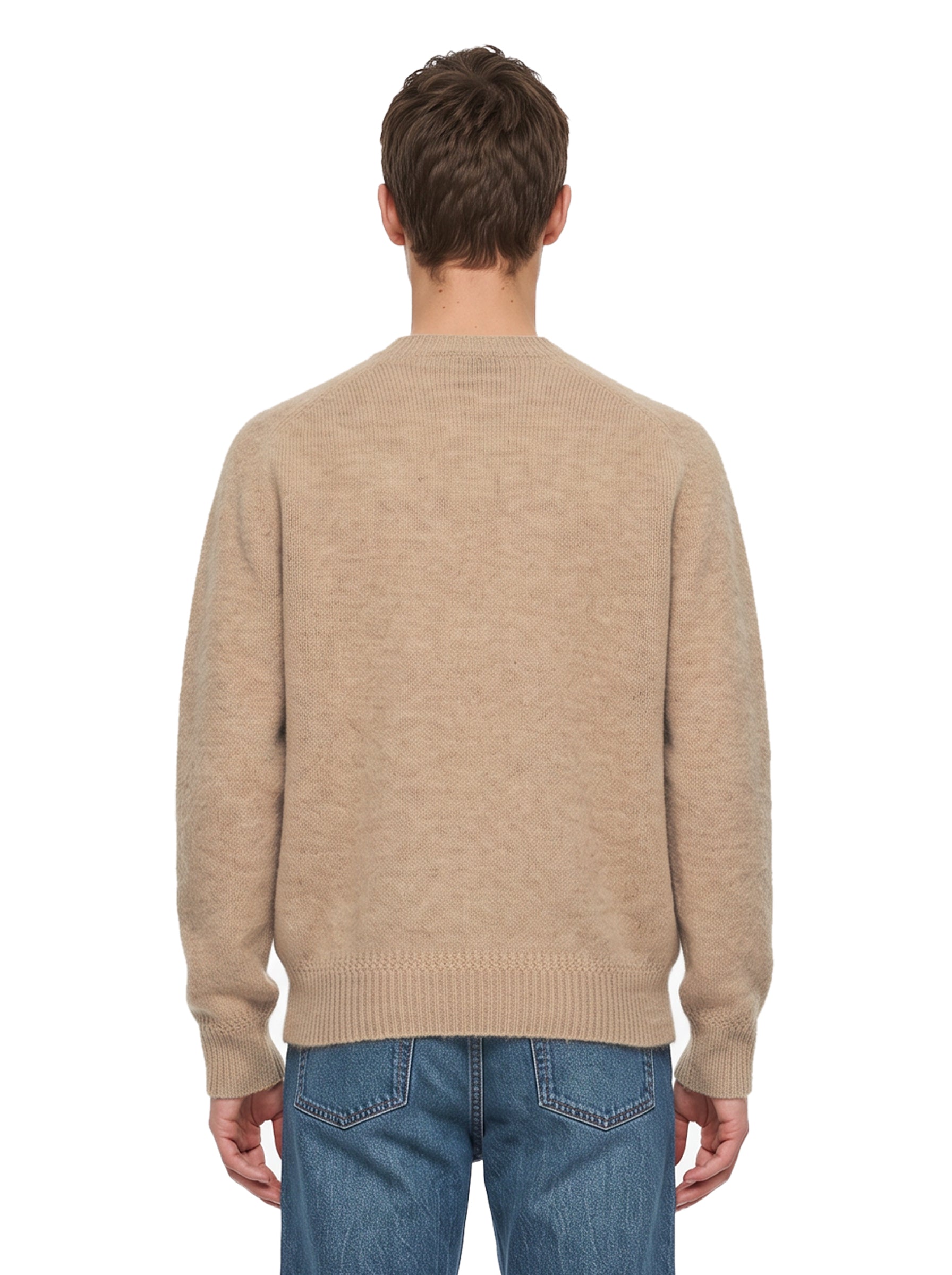 Maglione 2.0 in lana beige 