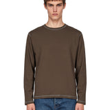 T-shirt 3.0 in cotone marrone 