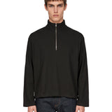 Felpa 1.0 con zip in nero 