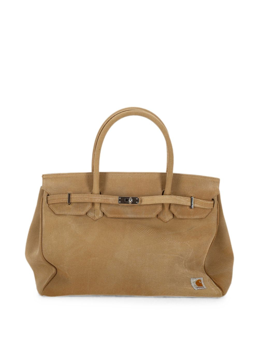 Borsa tote in canvas beige 