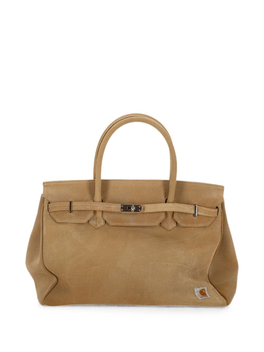 Borsa tote in canvas beige 
