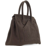 Borsa tote in canvas marrone 