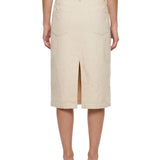 Gonna midi Lizzie in beige 