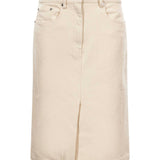 Gonna midi Lizzie in beige 