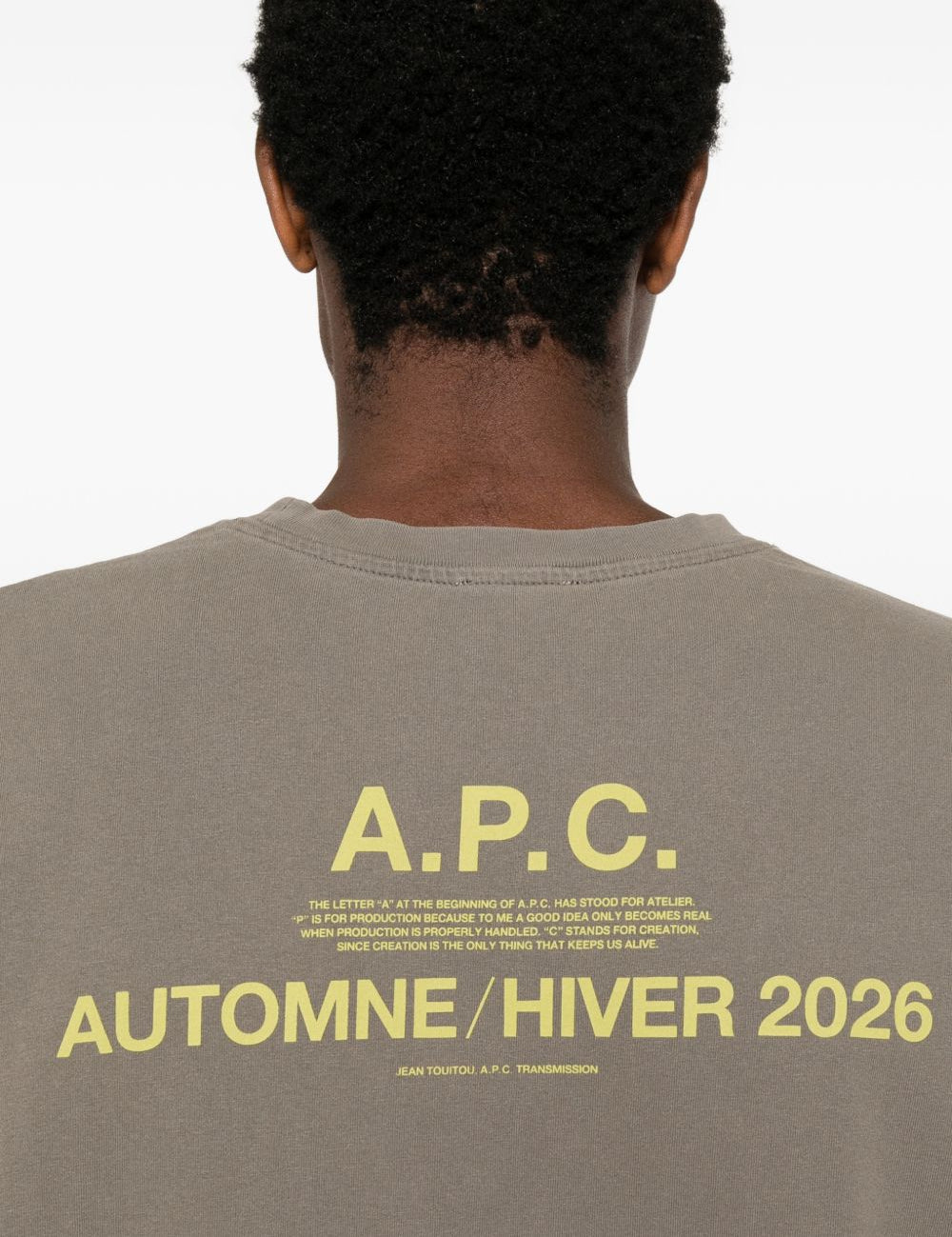 T-shirt Standard Brodé verde 