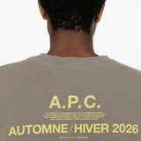 T-shirt Standard Brodé verde 