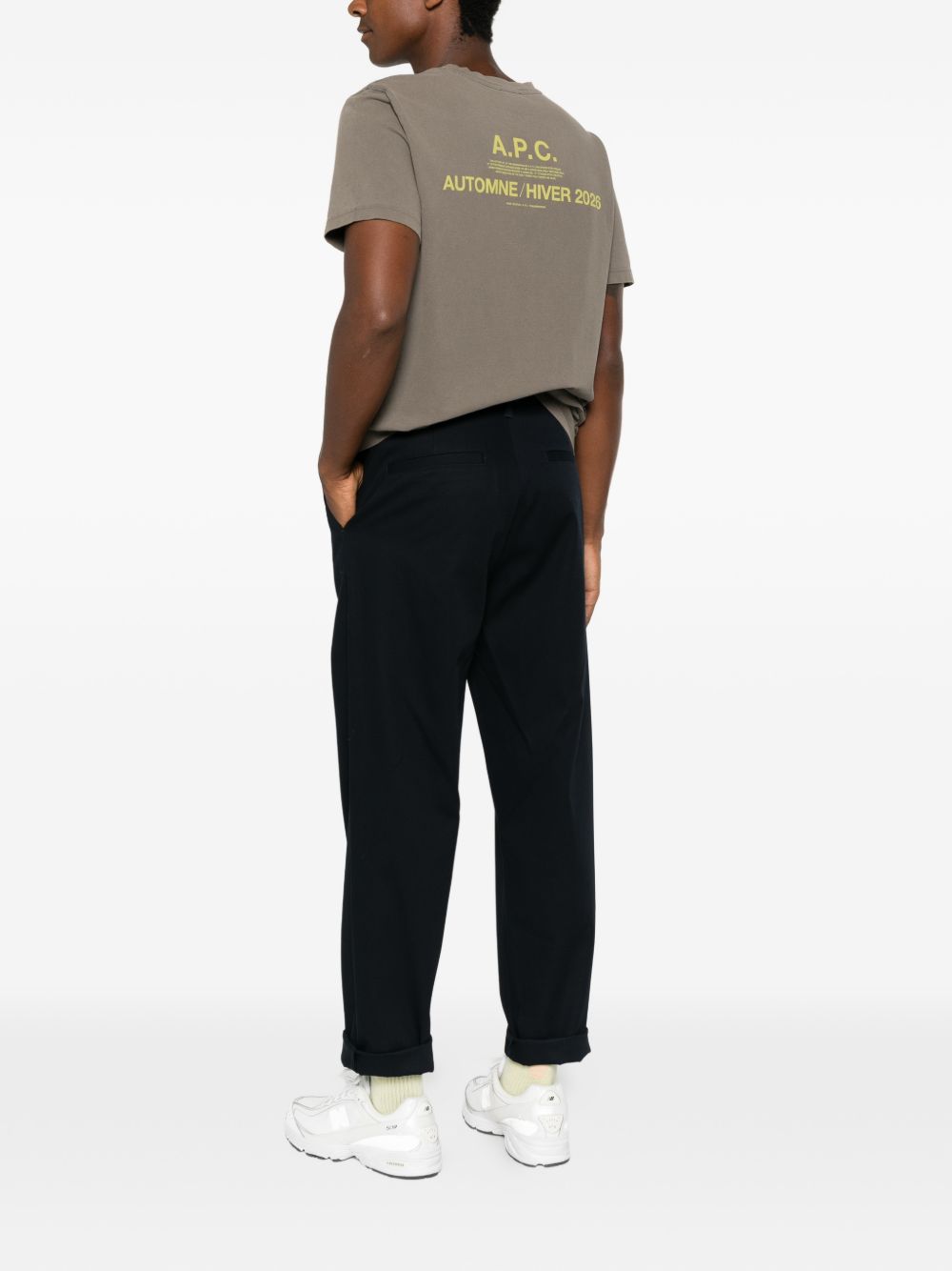 T-shirt Standard Brodé verde 