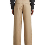 Pantaloni a gamba larga Ricky in beige 