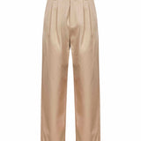 Pantaloni a gamba larga Ricky in beige 