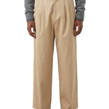Pantaloni a gamba larga Ricky in beige 