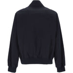 Giacca a zip in blu navy 