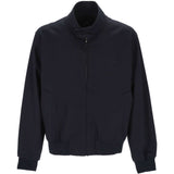Giacca a zip in blu navy 