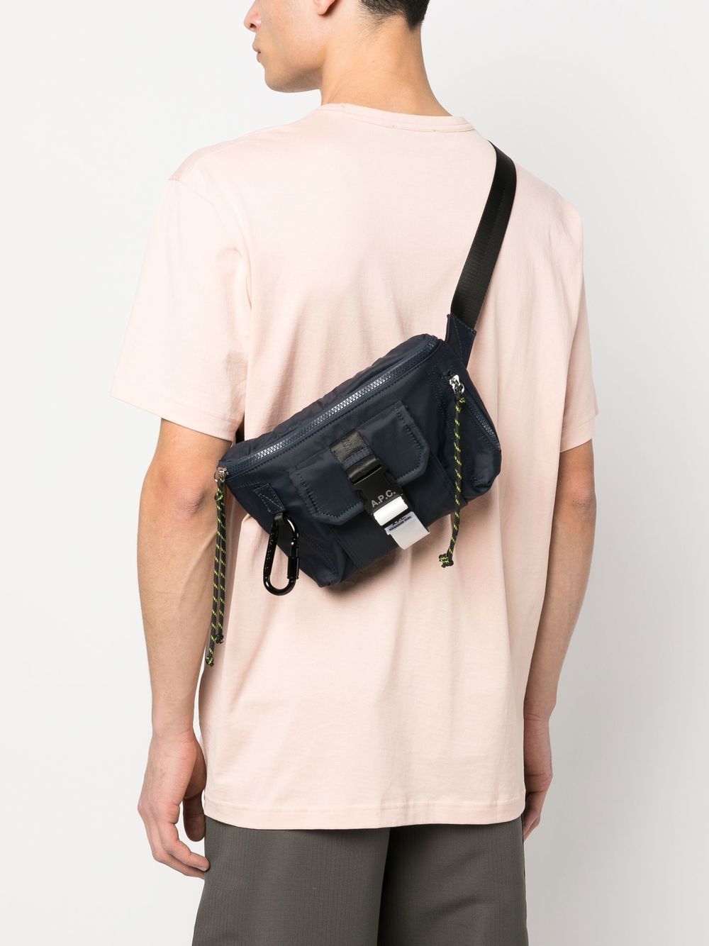 Marsupio Treck blu navy uomo 