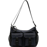 Borsa a spalla treck in nero 