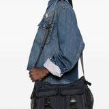Borsa a spalla treck in nero 