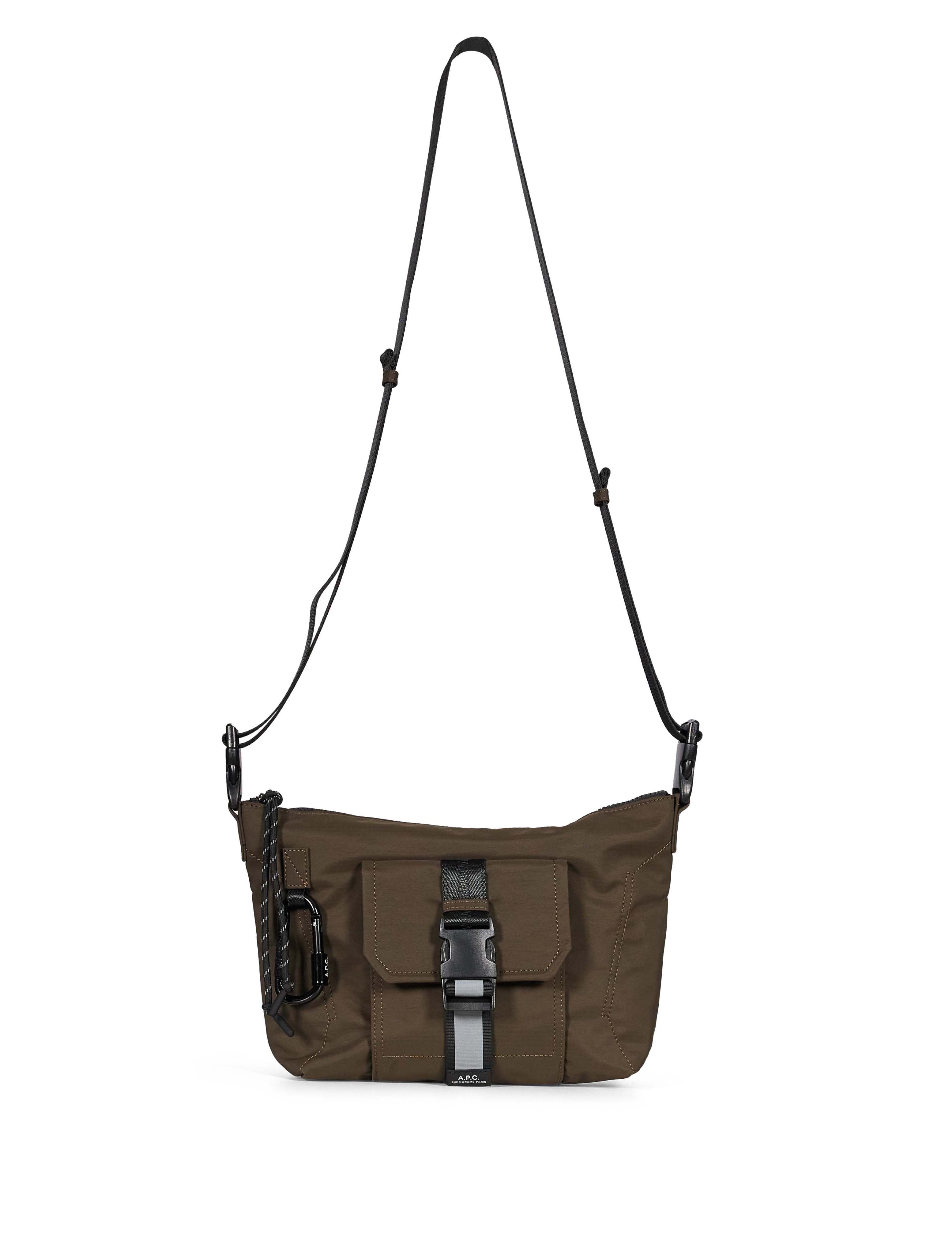 Borsa a tracolla Besace Trek in verde 