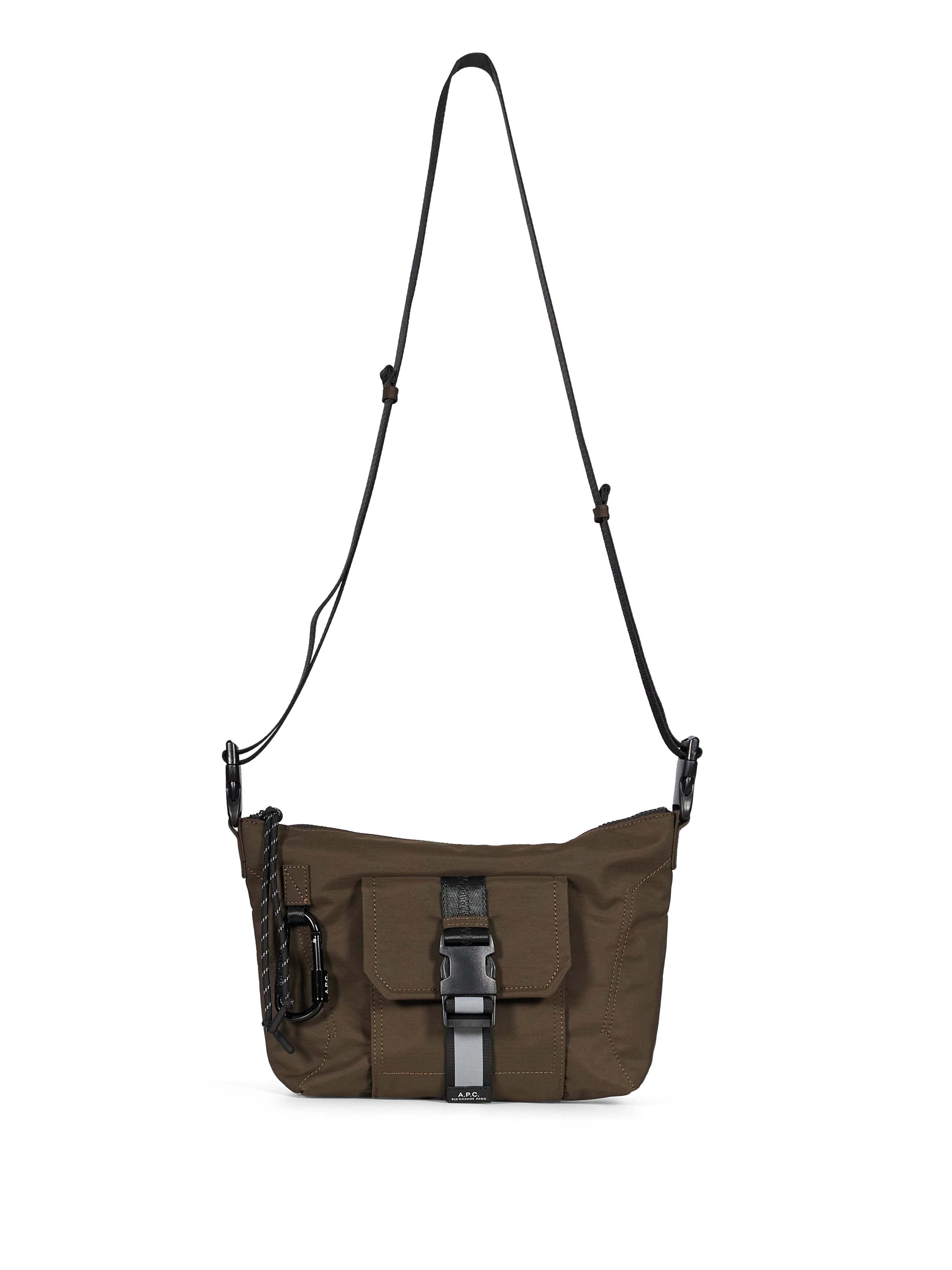 Borsa a tracolla Besace Trek in verde 
