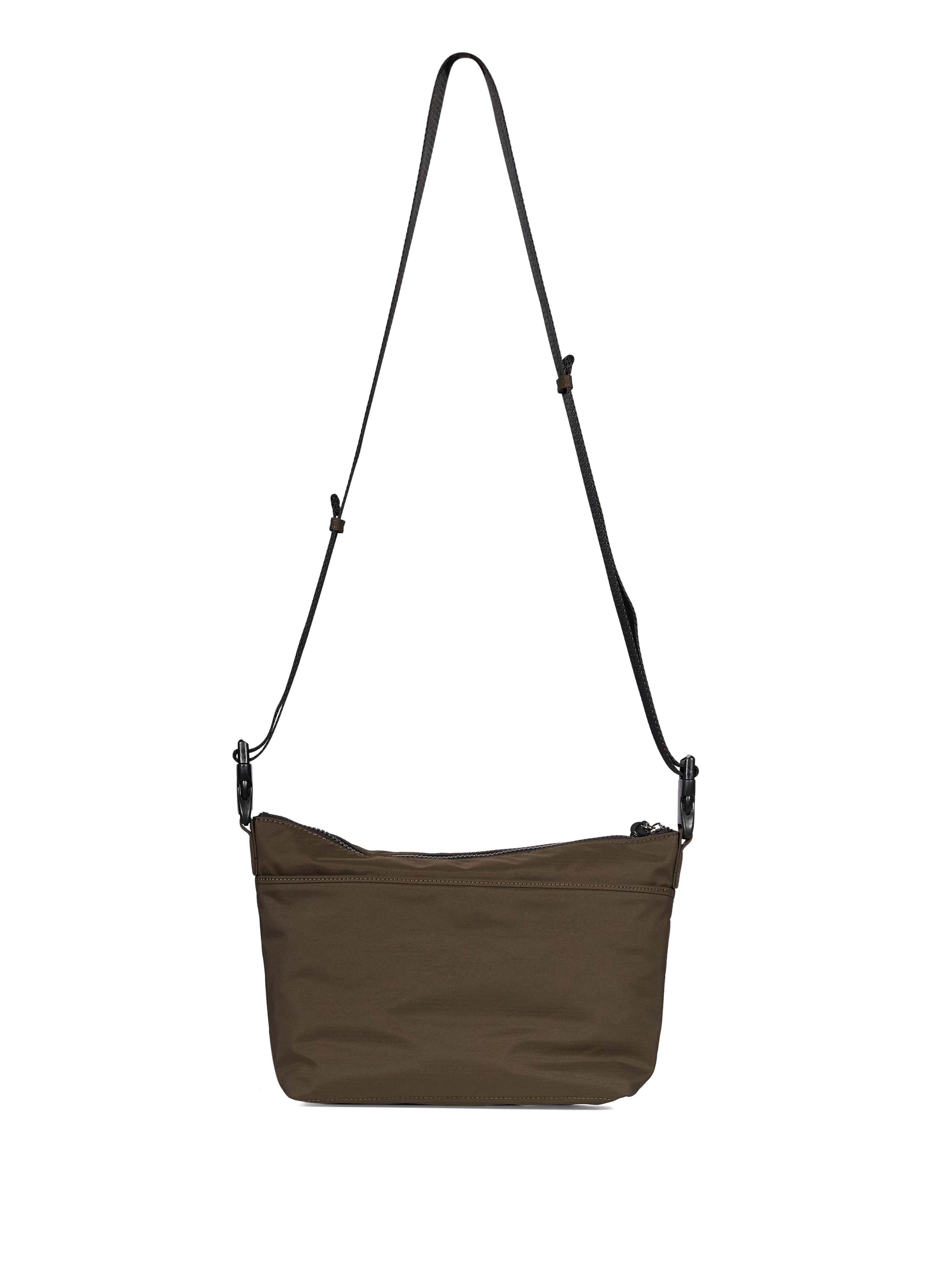 Borsa a tracolla Besace Trek in verde 
