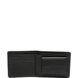 Portafoglio con logo in nero 