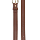Cintura Rosette pelle marrone 