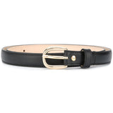 Cintura Rosette pelle nera 